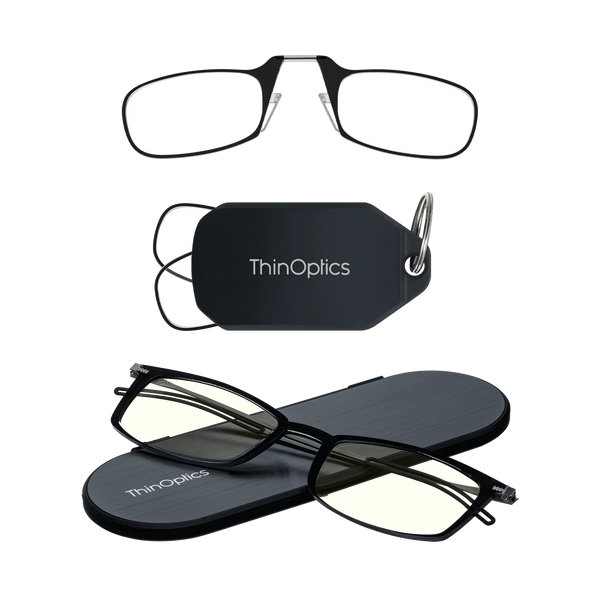 Readers + Black Keychain Case