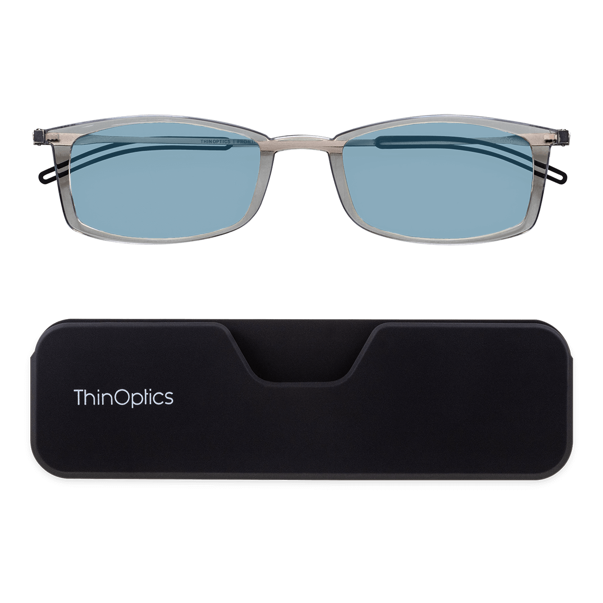 ThinOptics Brooklyn Blue Light Blocker Glasses + Connect Case