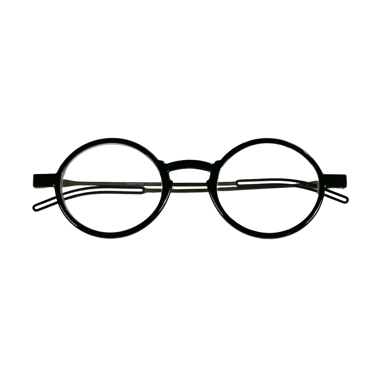 Manhattan Eyeglasses Eye Glasses Frames MDX S3280 80 54-17-135 ThinOptics | Manhattan RX - Black | Prescription Glasses on  main image 4