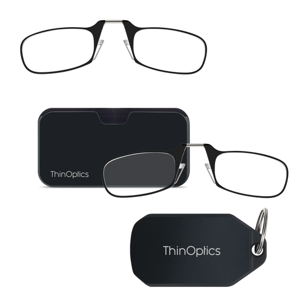 Readers + Black Keychain Case