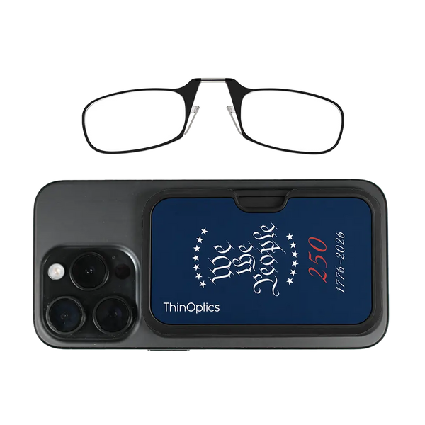 black readers with navy Constitutional Commemorative Magsafe Pod