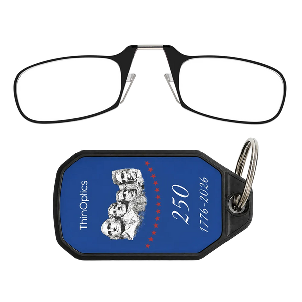 black readers with royal Rushmore Commemorative Keychain Case