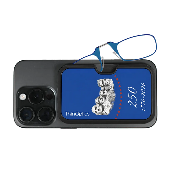blue readers with royal Rushmore Commemorative Magsafe Case