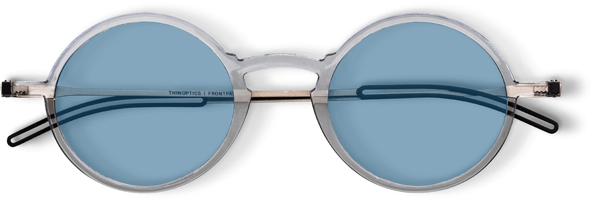Manhattan S3220 50 Steel Blue W Clips Authentic Eyeglasses 49-16-135 Blue SS-93 Eyeglasses | Clarkson Eyecare main image 2