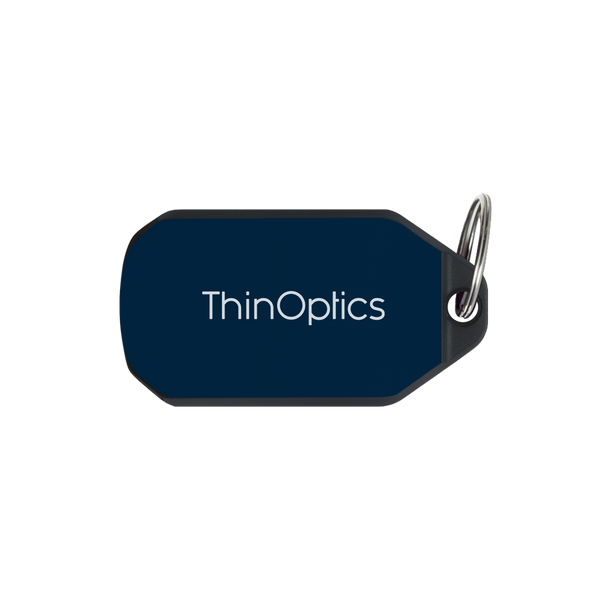 Signature Keychain Case in navy blue