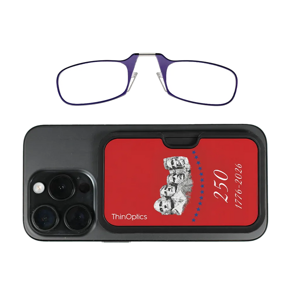 purple readers with red Rushmore Commemorative Magsafe Case