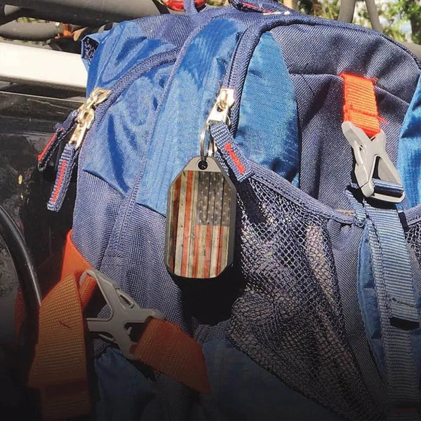 Sleek design meets universal comfort. Our Red Readers adapt to you, offering a barely-there feel with robust durability. Paired with a Rustic American Flag Keychain Case minimalist design, thin frames, and compact for portability.