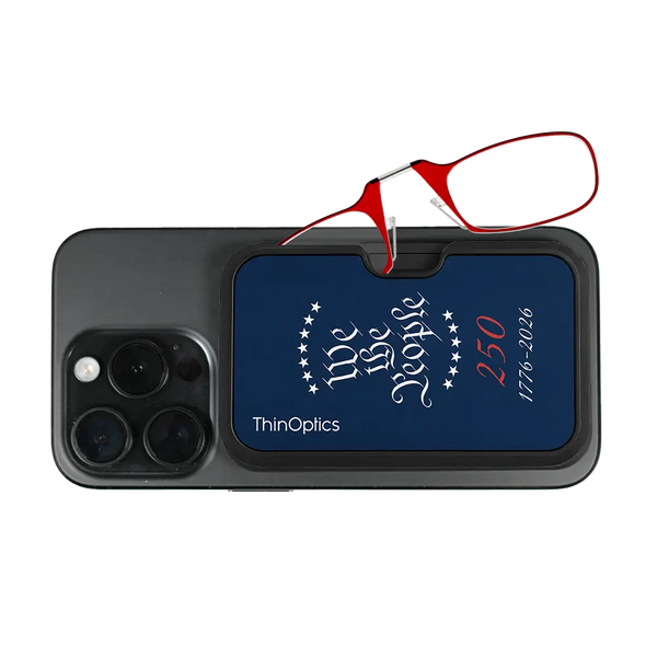 red readers with navy Constitutional Commemorative Magsafe Pod