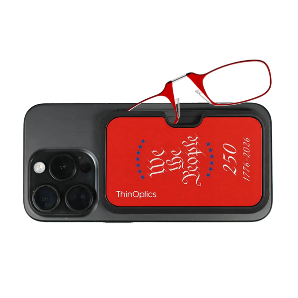 red readers with red Constitutional Commemorative Magsafe Pod