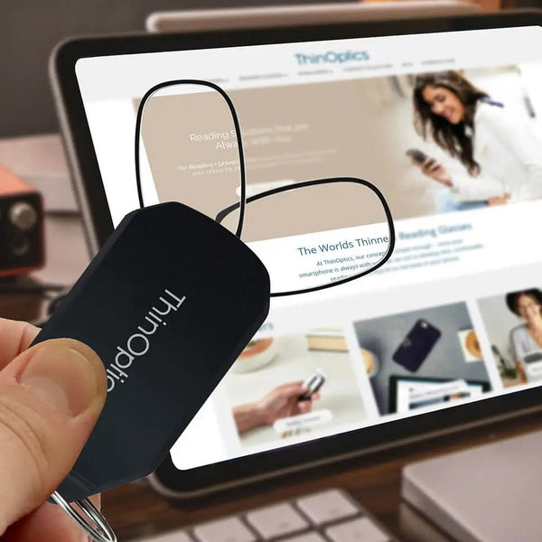 Sleek design meets universal comfort. Our Black Readers adapt to you, offering a barely-there feel with robust durability. Paired with a keychain case featuring a minimalist design, compact for portability. Comes in 2 Black Readers and 2 Black keychain case.