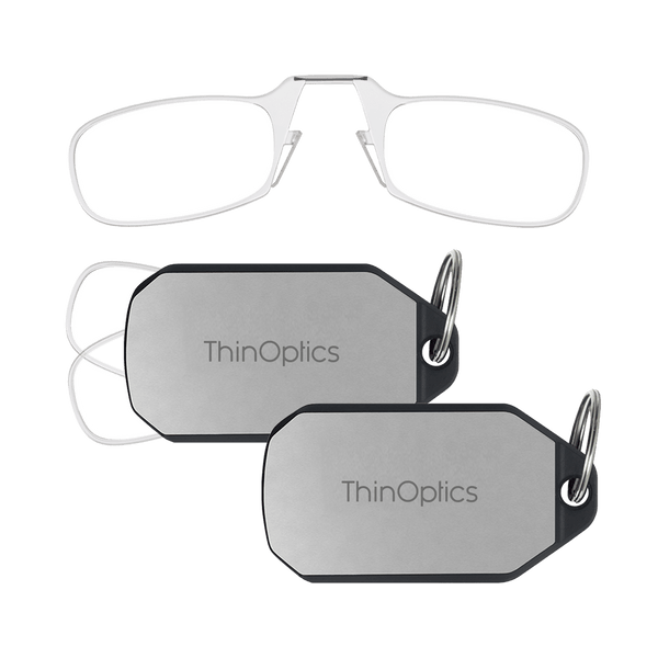 2-Pack Readers + Silver Keychain - ThinOptics