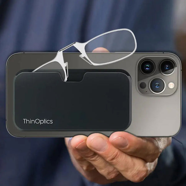 Sleek design meets universal comfort. Our Clear Readers adapt to you, offering a barely-there feel with robust durability. Paired with a universal pod case featuring a minimalist design, compact for portability. Comes in 2 Clear Readers and 2 Black universal pod case.