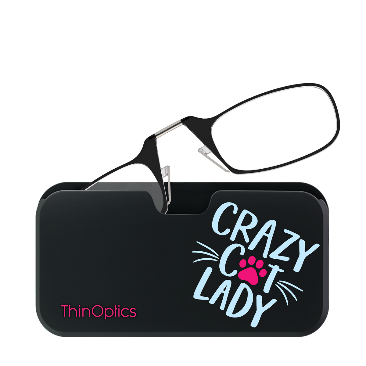 ThinOptics Readers + Crazy Cat Lady Magnetic Pod 4