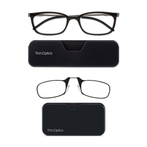 The Always With You Multi-Pack features revolutionary Shuffle Technology™, which allows you to easily and magnetically switch between full frame and pince nez Vision Solutions on your chosen device –  perfect for both longer and shorter reads. Make your way through menus, recipes and text messages or enjoy books, articles and reports with two convenient and stylish pairs of functional reading glasses.