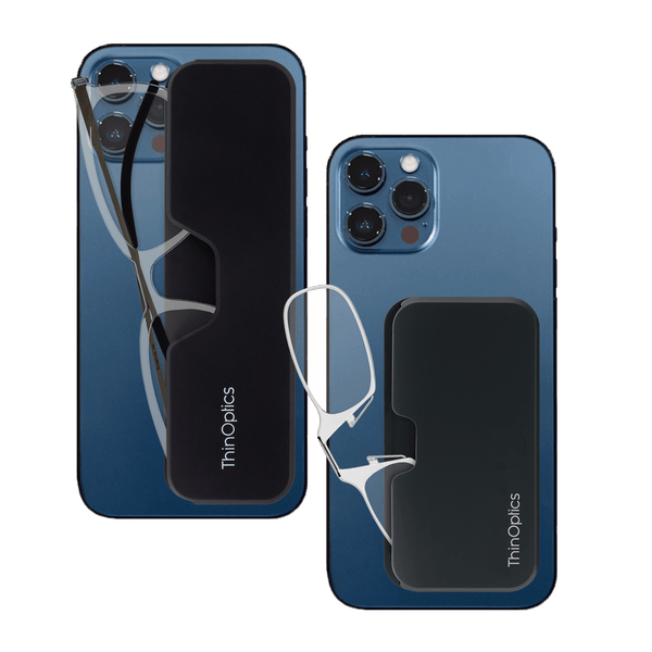 The Always With You Multi-Pack features revolutionary Shuffle Technology™, which allows you to easily and magnetically switch between full frame and pince nez Vision Solutions on your chosen device – perfect for both longer and shorter reads. Make your way through menus, recipes and text messages or enjoy books, articles and reports with two convenient and stylish pairs of functional reading glasses.