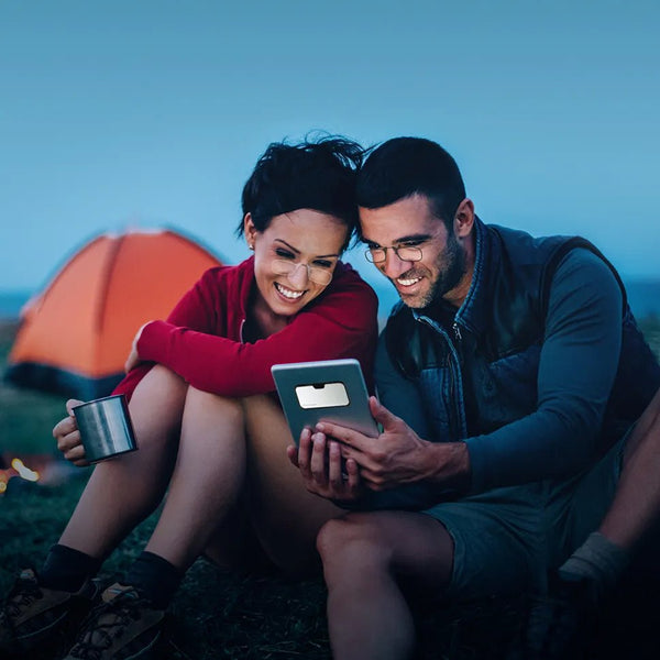 Sleek design meets multi-pack universal comfort. Our Black Readers adapt to you, offering a barely-there feel with robust durability. Paired with a silver universal pod case and silver keychain case: minimalist design, thin frames, and compact for portability. With the ThinOptics Silver Best Seller Bundle, you're getting two ingenious solutions with classic metal finishes.