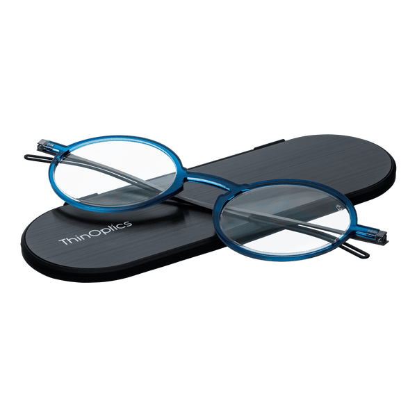 Manhattan Full Frame Reading Glasses + Milano Case - ThinOptics