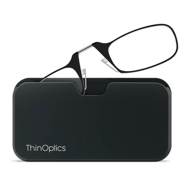 Sleek design meets universal comfort. Our Readers adapt to you, offering a barely-there feel with robust durability. Paired with a black case: minimalist design, thin frames, and compact for portability.