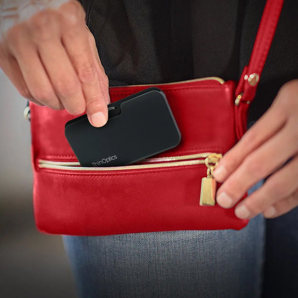 Sleek design meets universal comfort. Our Readers adapt to you, offering a barely-there feel with robust durability. Paired with with a black case: minimalist design, thin frames, and compact for portability.