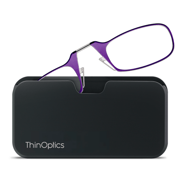 Sleek design meets universal comfort. Our Readers adapt to you, offering a barely-there feel with robust durability. Paired with with a black case: minimalist design, thin frames, and compact for portability.