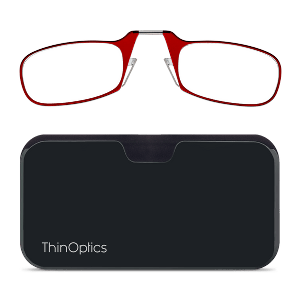 Sleek design meets universal comfort. Our Readers adapt to you, offering a barely-there feel with robust durability. Paired with with a black case: minimalist design, thin frames, and compact for portability.