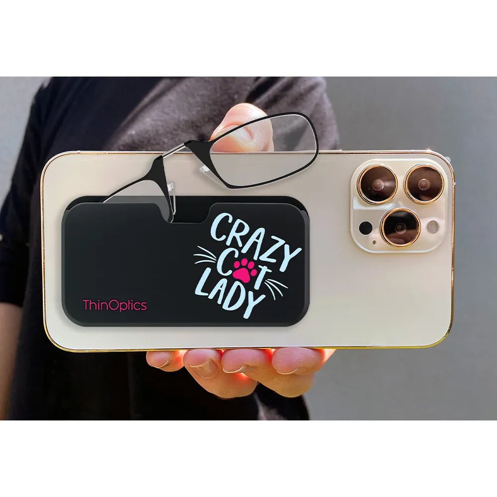 ThinOptics Readers + Crazy Cat Lady Magnetic Pod 5