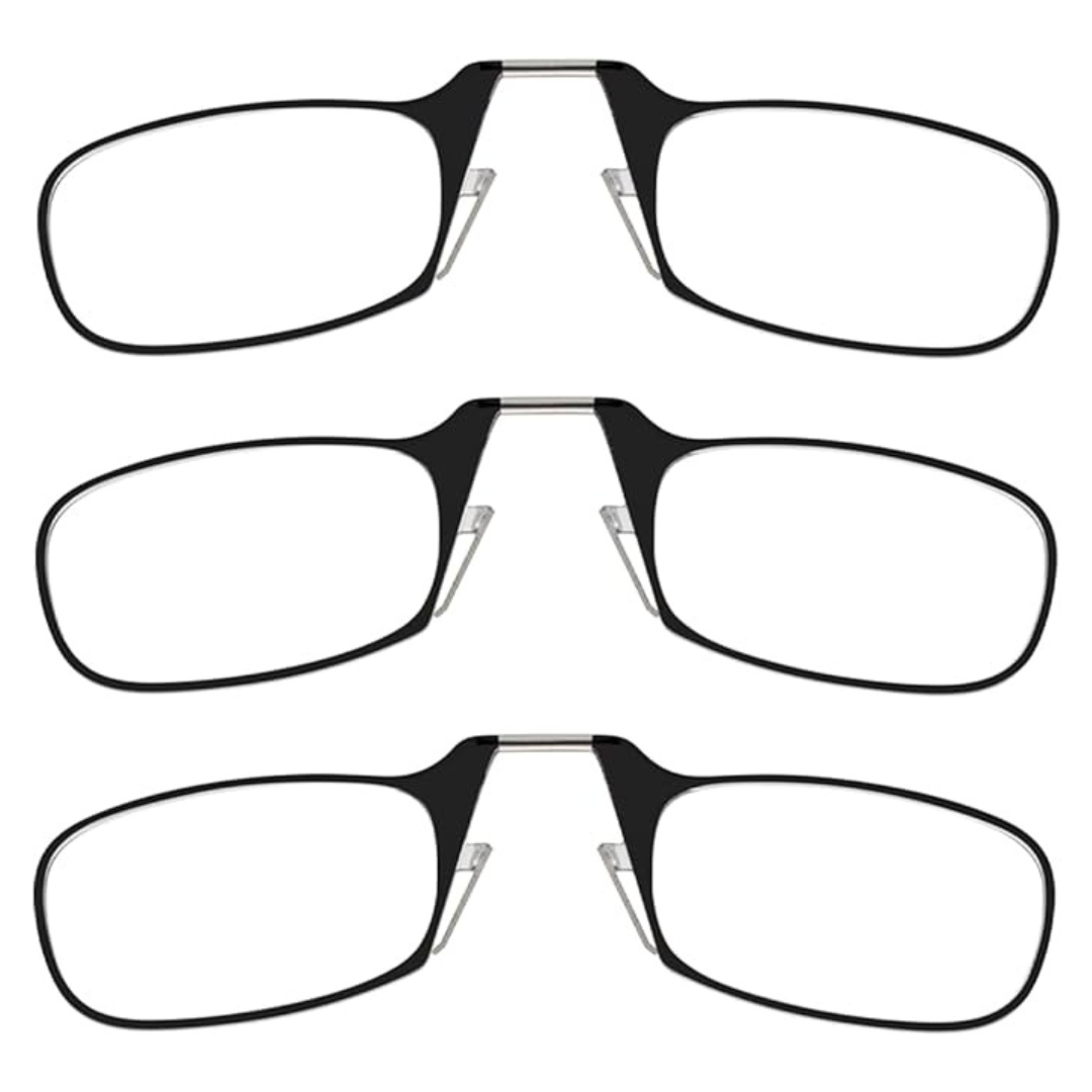 ThinOptics Moment Readers 3-Pack with three pairs of slim, portable reading glasses