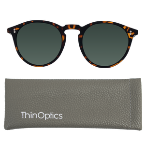ThinOptics  Slim Reading Glasses in Durably Convenient Cases