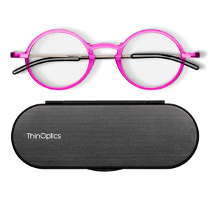 ThinOptics Slim Reading Glasses in Durably Convenient Cases