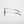 ThinOptics Los Altos black prescription glasses with slim silver metal temples, left side view on white background