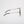 ThinOptics Los Altos black prescription glasses with slim silver metal temples, right side view on white background