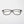 ThinOptics Menlo Park black rectangular prescription glasses with silver temples, front view laying flat on white background