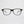 ThinOptics Menlo Park black rectangular prescription glasses with silver temples, front view standing upright on white background