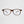 ThinOptics Menlo Park tortoiseshell rectangular prescription glasses with silver temples, front view standing upright on white background