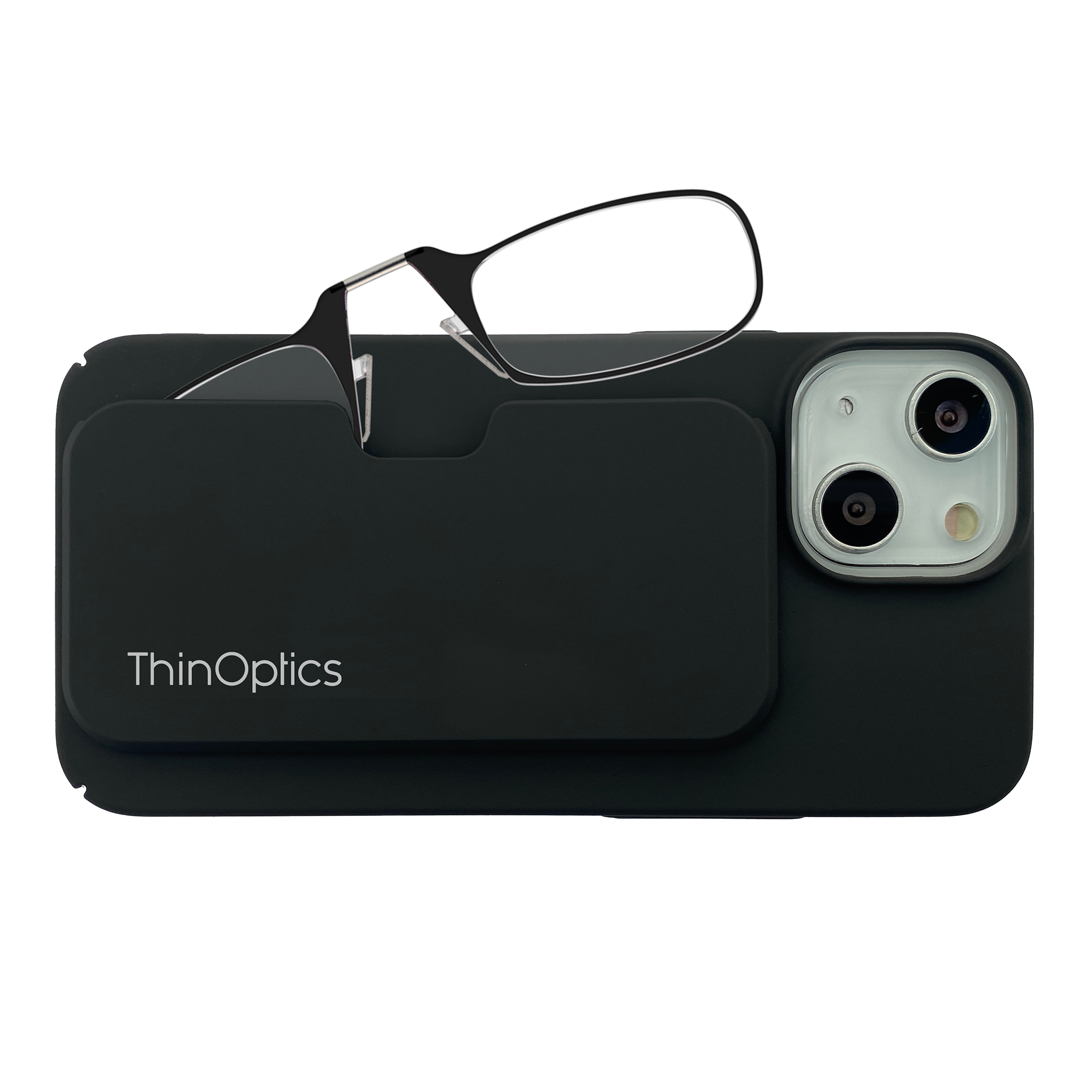 Armless Readers + iPhone 15 Plus Slimline Case | Black | +2.00 | World's Thinnest Readers | Matte-Black Case | Always With You Armless Readers + iPhone 15 Plus Slimline Case | Black | +2.00 | World's Thinnest Readers | Matte-Black Case | Always With You