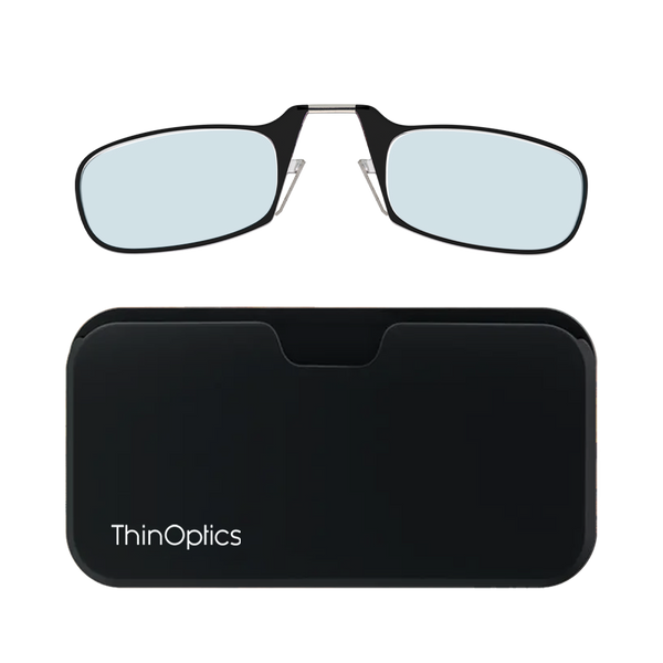 black blue light blocker with black universal pod case