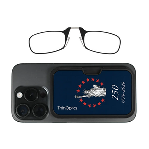 black readers with red Lady Liberty Commemorative Magsafe Pod