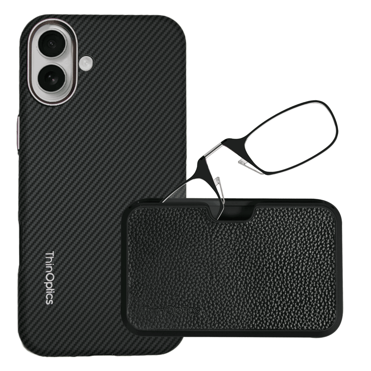 ThinOptics | iPhone 16 Faux Leather MagPod Multi-Pack | Readers ...