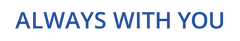 ThinOptics 'Always with You' logo in blue