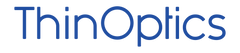 ThinOptics logo in blue