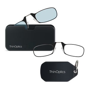 Moment Readers with black keychain and black universal pod