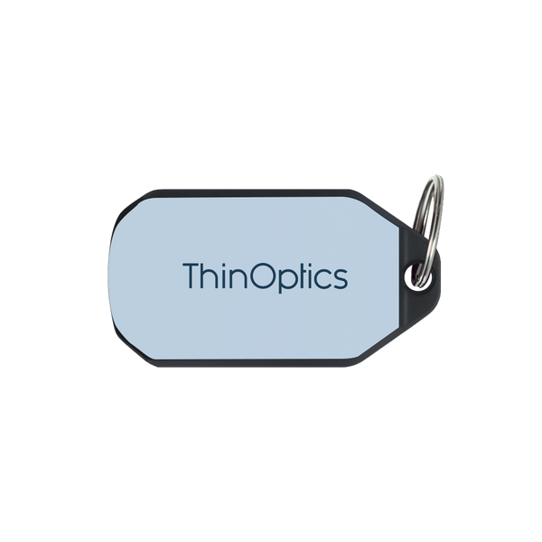 Signature Keychain Case in soft blue
