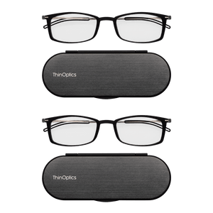 ThinOptics  Slim Reading Glasses in Durably Convenient Cases