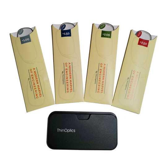 Reading Glasses Online Strength Test ThinOptics The World's