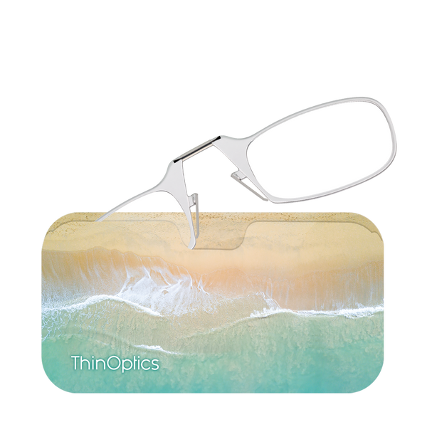 Clear Readers peeking out of a Surf & Sand Universal Pod