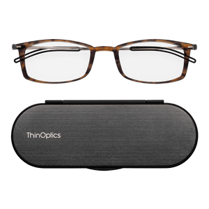 Brooklyn Full Frame Reading Glasses + Milano Case - ThinOptics