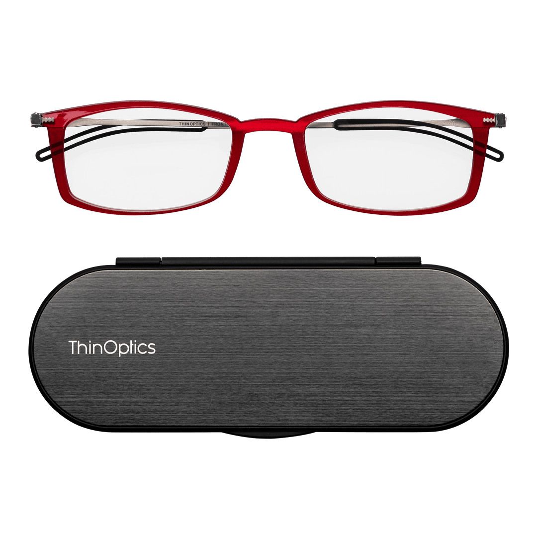 Brooklyn Blue Light Blocker Glasses Connect Case for portable screen reading comfort