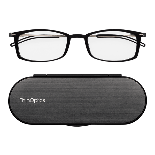 Brooklyn Full Frame Reading Glasses + Milano Case - ThinOptics