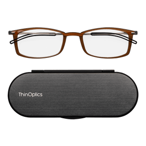 Brooklyn Full Frame Reading Glasses + Milano Case - ThinOptics