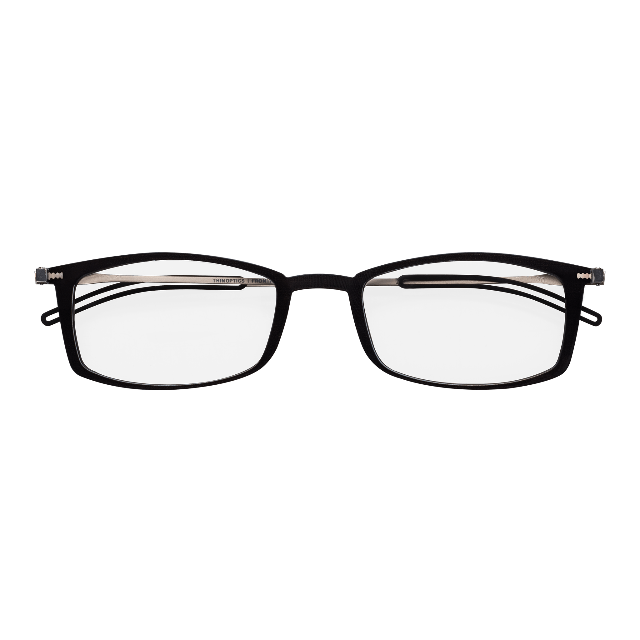 Thinoptics Palo Alto Sunglasses With Aluminum Case - Gun Metal/gray Flash  Mirror : Target
